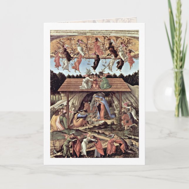 Carte La Nativité Mystique De Sandro Botticelli (Devant)