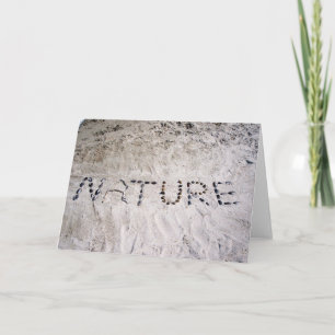 Carte La nature dans le sable