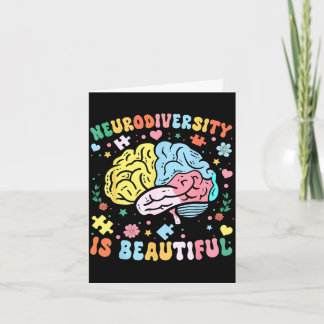 Carte La neurodiversité est belle prise de conscience de