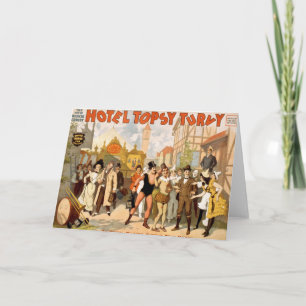 Carte La nouvelle comédie musicale, Hotel Topsy Turvy