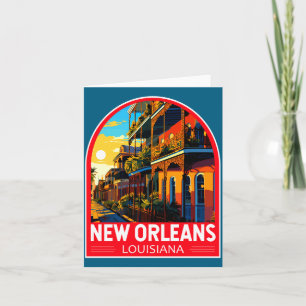 Carte La Nouvelle-Orléans Louisiane Voyage Art Vintage 