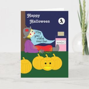 Carte La nuit de la magie d'Halloween : vide
