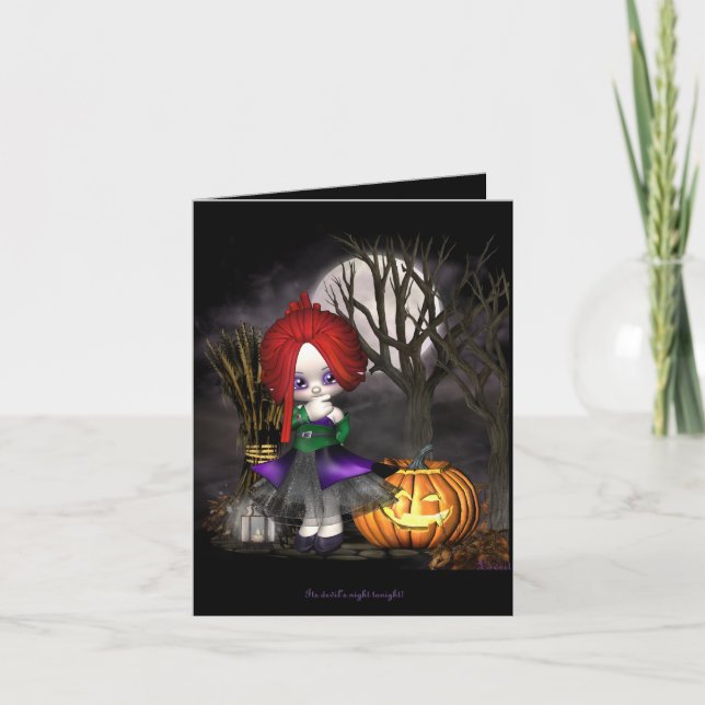 Carte La nuit de son diable ce soir (Devant)