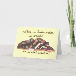 Carte là où est la nature humaine si faible