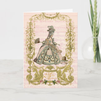 Carte La papeterie de Marie Antoinette se renversent des