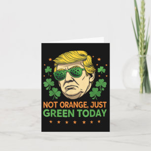 Carte La parodie du jour du président Trump St. Paddy -