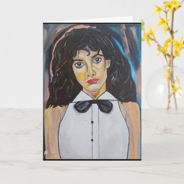 Carte La peinture de la danseuse par Alfred Fox (Fleur jaune)