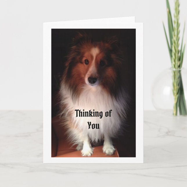 Carte La pensée à vous cardent (Devant)