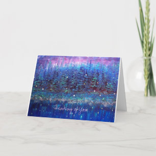 Carte La pensée à vous cardent