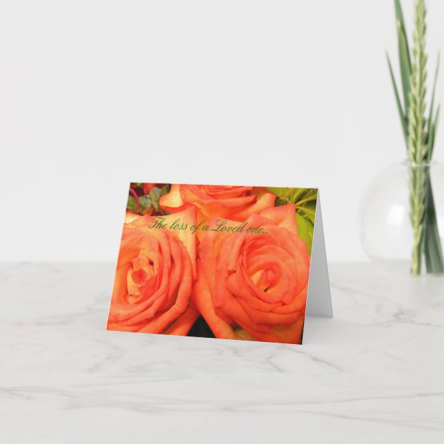 Carte La perte d'un Amoureux.. (Devant)
