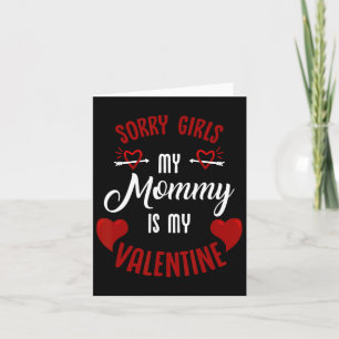 Carte La petite Saint-Valentin de maman, amour familial