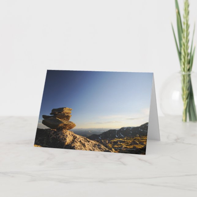 Carte La pile du souhait bascule l'équilibrage sur une (Devant)