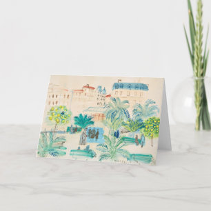 Carte La Place Arago   Raoul Dufy