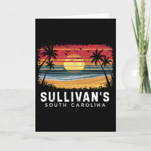 Carte La plage de planche à surf de Sullivan en Caroline