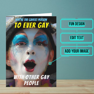 Carte La plupart des homosexuels jamais anniversaire