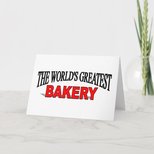 Carte La plus grande boulangerie du monde (Devant)
