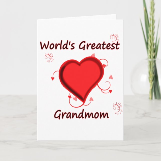 Carte La plus grande grand-mère du monde (Devant)