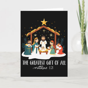 Carte La Plus Grande Pour Tous Noël Nativité Jésus-Chri