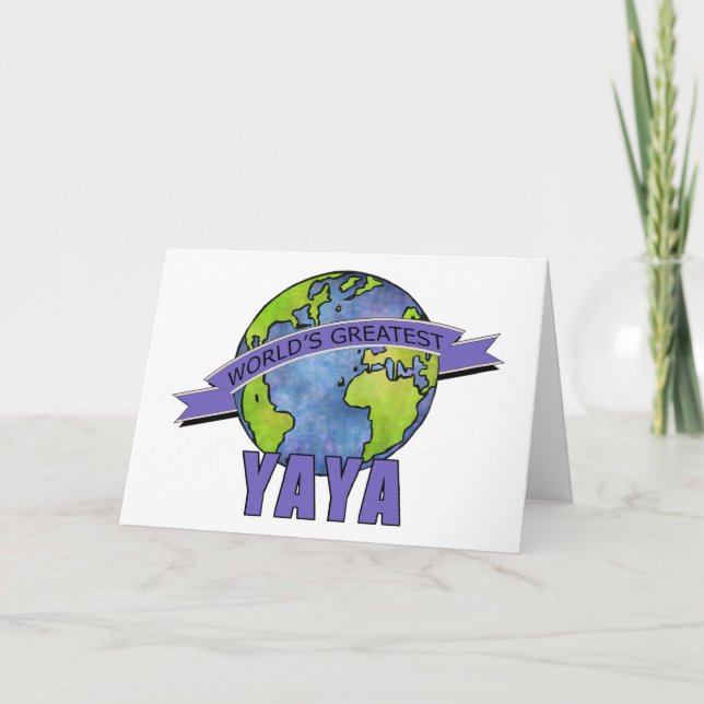 Carte La plus grande YaYa du monde (Devant)