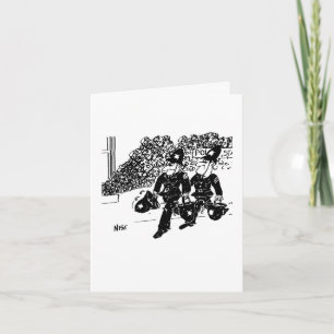 Carte La police tire un incendie avec de l'eau dans les 