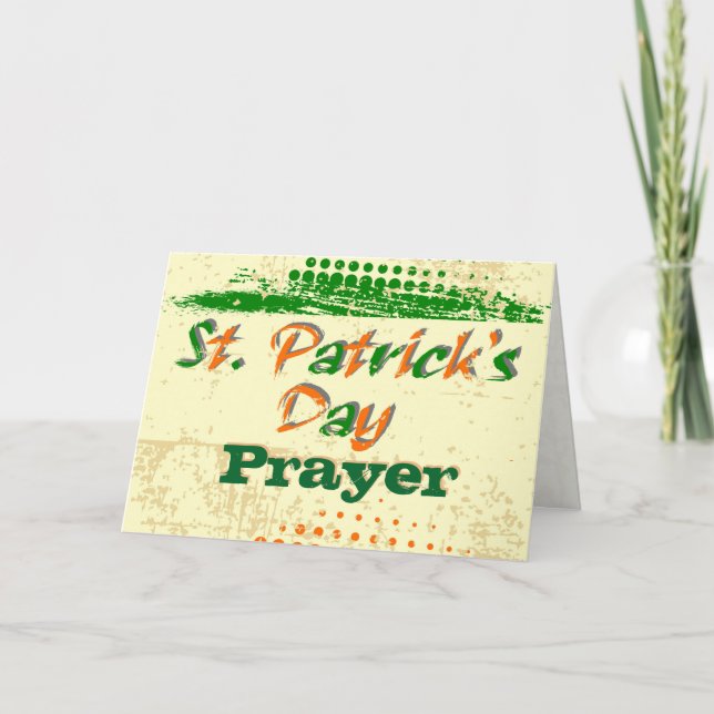 Carte La prière de saint Patrick, Christ en moi (Devant)