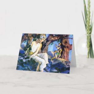 Carte La Princesse et les Gnomes de Maxfield Parrish
