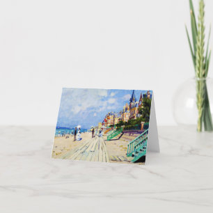 Carte La promenade de Trouville Claude Monet