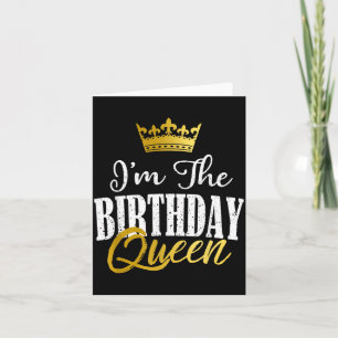 Carte La Reine D'anniversaire Drôle De Fête D'anniversai