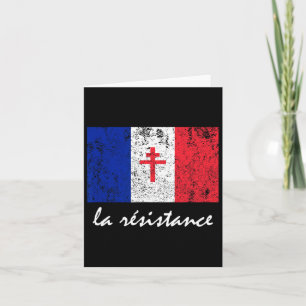 Carte La Résistance Le Drapeau Français France Paris 2èm