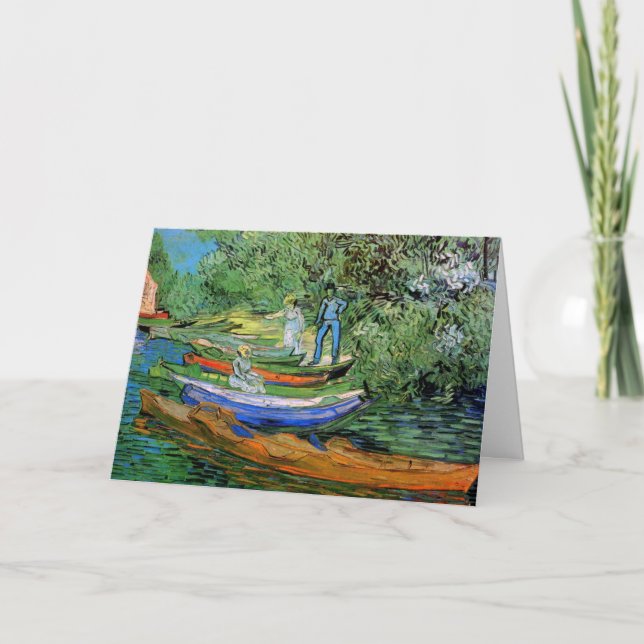 Carte La rive de l'Oise à Auvers par Vincent van Gogh (Devant)