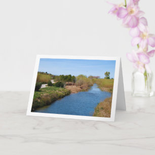 Carte La rivière Turia à Riba-roja de Túria, Espagne