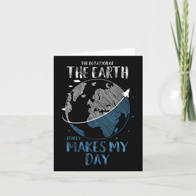 Carte La Rotation De La Terre Fait Vraiment Mon Plan Du  (Devant)