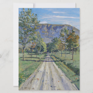 Carte La route vers Evordes (par Ferdinand Hodler)