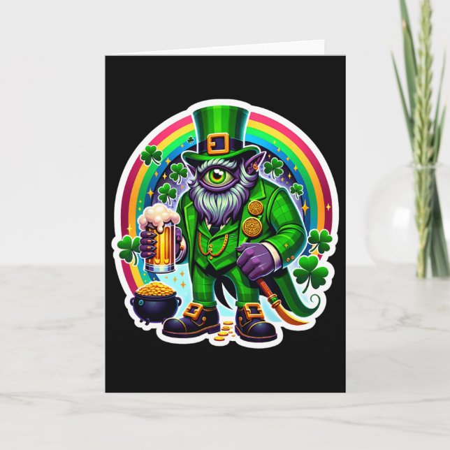 Carte La Saint-Patrick Bylor du mauvais œil démon irland (Devant)