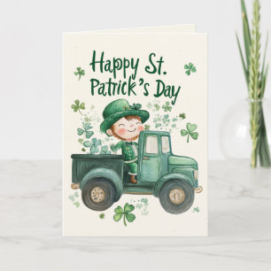 Carte La Saint-Patrick et joyeux petit lutin