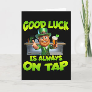 Carte La Saint-Patrick La Chance Est Toujours Au Rendez-
