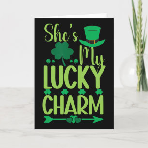 Carte La Saint-Patrick Verte Irlandaise Elle Est Mon Por