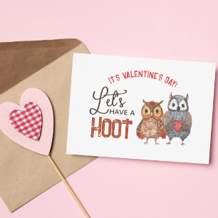 Carte La Saint-Valentin Chouette Blague Amusons-Nous
