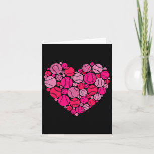 Carte La Saint-Valentin Cœur Amour Baseball Hommes Femme