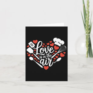 Carte La Saint-Valentin Cuisine Chef Amour Cœur L'amour