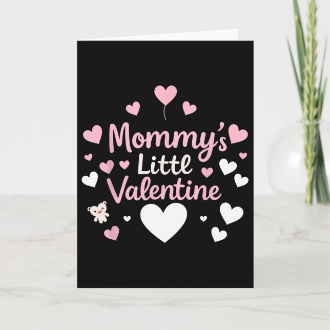 Carte La Saint-Valentin de la Famille de Maman (Devant)