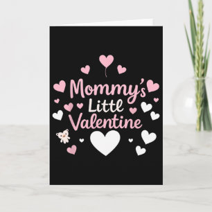 Carte La Saint-Valentin de la petite famille de maman es