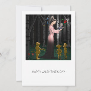 Carte La Saint-Valentin de l'amour de gobelin