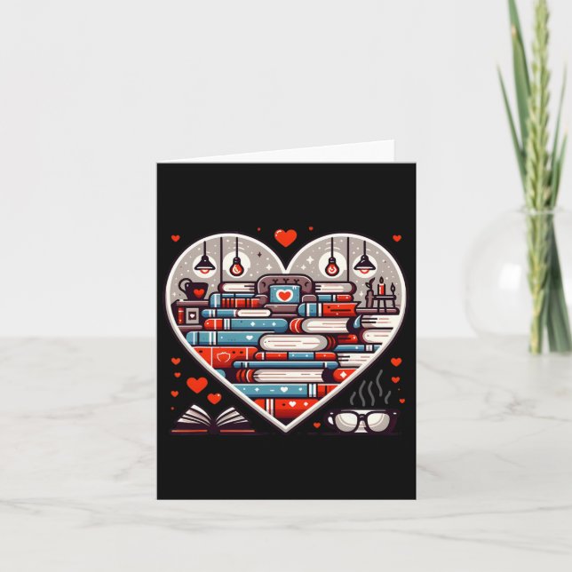 Carte La Saint-Valentin de l'amour littéraire pour l'ama (Devant)