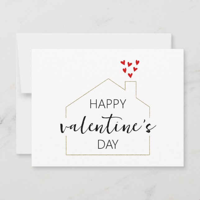 Carte La Saint-Valentin des cœurs de l'immobilier  (Devant)
