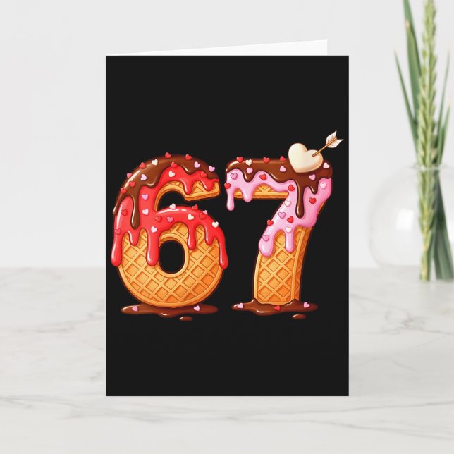 Carte La Saint-Valentin des femmes 67 Meme rempli de cœu (Devant)