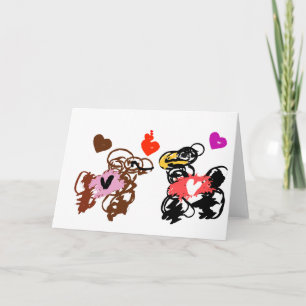 Carte La Saint-Valentin des lamas
