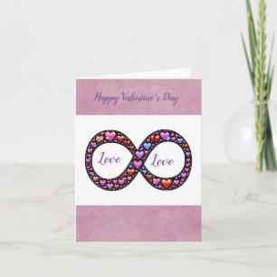 Carte La Saint-Valentin d'Infinity Love Emoji