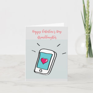 Carte La Saint-Valentin Petite-fille