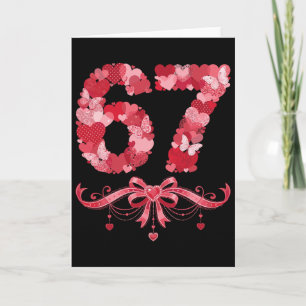 Carte La Saint-Valentin Six Sept 67 Meme Drôle 6 7 Valen